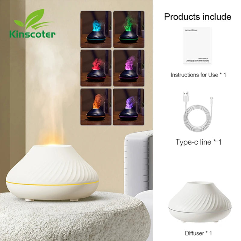 KINSCOTER Volcanic Aroma Diffuser Essential Oil Lamp