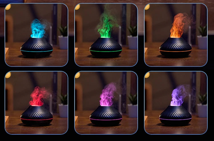 KINSCOTER Volcanic Aroma Diffuser Essential Oil Lamp