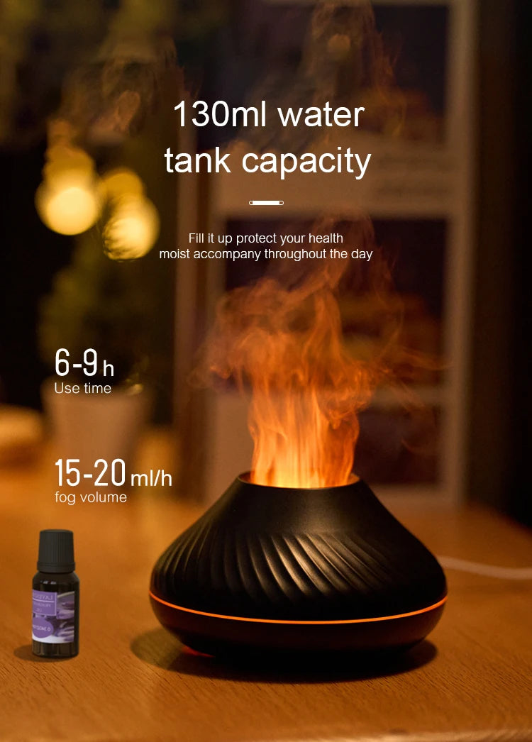 KINSCOTER Volcanic Aroma Diffuser Essential Oil Lamp